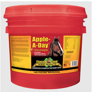 Apple-A-Day Electrolyte FARM & RANCH - Animal Care - Equine - Supplements - Electrolytes Finish Line 30 lbs  