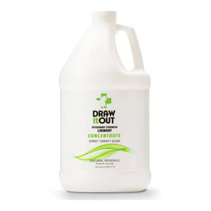 Draw It Out Veterinary Strength Liniment FARM & RANCH - Animal Care - Equine - Medical - Wound Care Draw It Out Gallon (concentrate)  