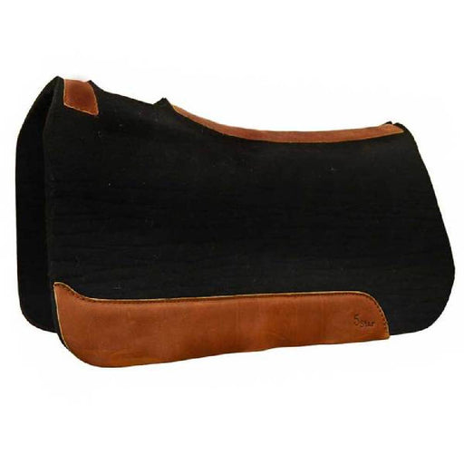 5 Star "The Rancher" Saddle Pad Tack - Saddle Pads 5 Star Black  