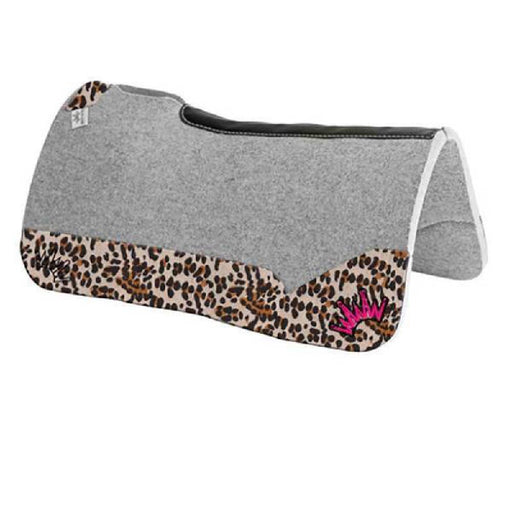Best Ever Pads Kush Collection - Leopard Cowhide Tack - Saddle Pads Best Ever 30"x30" 3/4"
