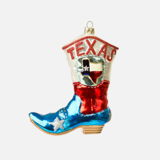 Texas Boot Ornament HOME & GIFTS - Home Decor - Seasonal Decor One Hundred 80 Degrees   
