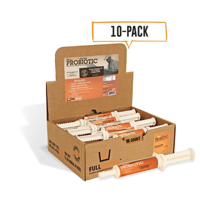 Full Bucket EQ Probiotic Paste Equine - Supplements Full Bucket 10pk  
