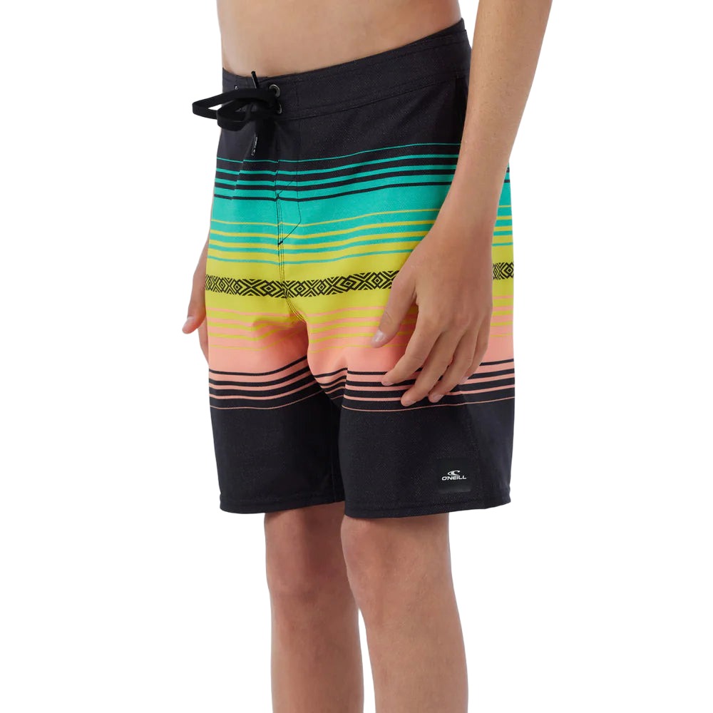 O'Neill Boy's Hyperfreak Heat Stripe 16" Boardshort - FINAL SALE KIDS - Boys - Clothing - Surf & Swimwear O'Neill   