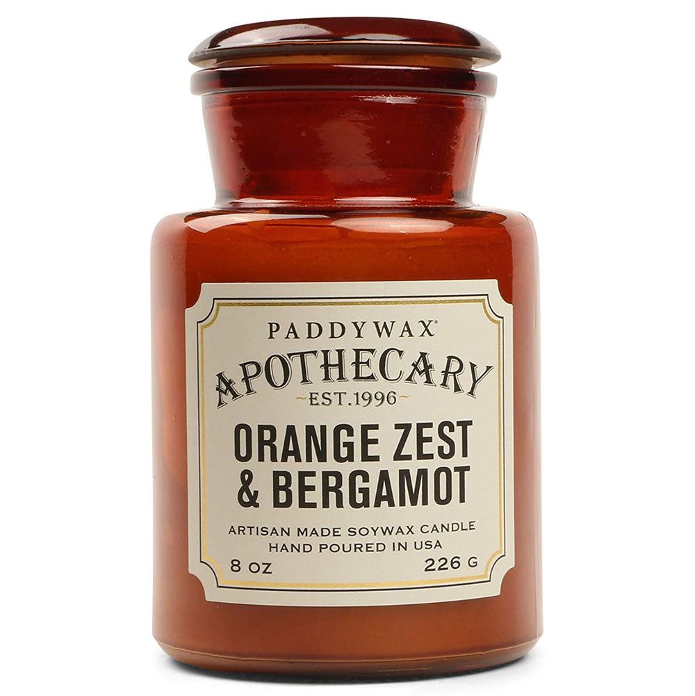 Paddywax 8oz Apothecary Candle - Orange Zest & Bergamot HOME & GIFTS - Home Decor - Candles + Diffusers Paddywax   