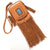 Morena Turquoise Crossbody Fringe Leather Bag WOMEN - Accessories - Handbags - Crossbody bags Peyote Bird Designs   