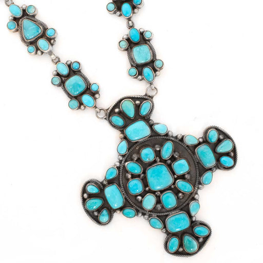 D. Ashley 3" Turquoise Cross Necklace WOMEN - Accessories - Jewelry - Necklaces Peyote Bird Designs   
