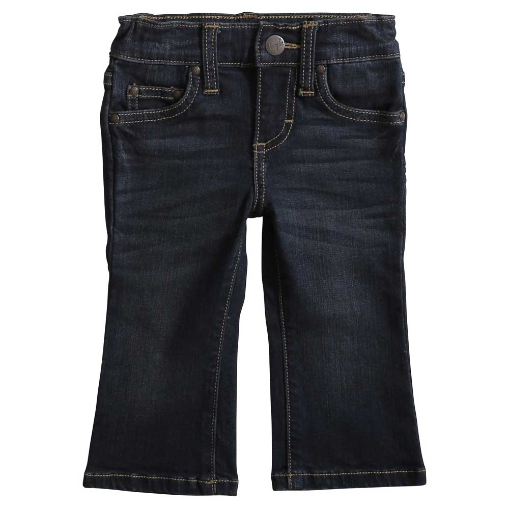 Wrangler Baby Boy Dark Wash 5 Pocket Jeans - Teskeys