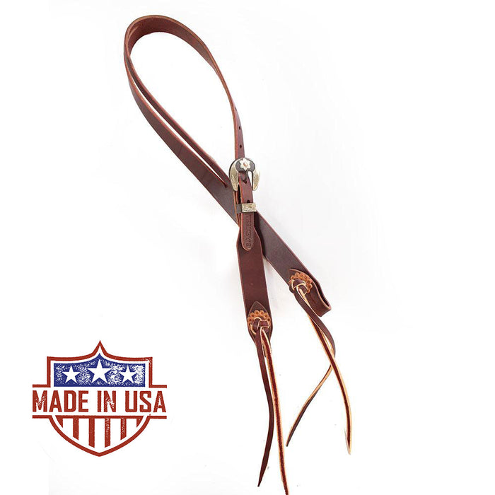 Patrick Smith Split Ear w/Flower Buckle Tack - Headstalls Patrick Smith