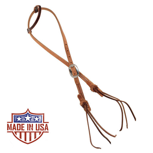 Patrick Smith Two Tone One Ear Headstall Tack - Headstalls Patrick Smith Light/Dark  