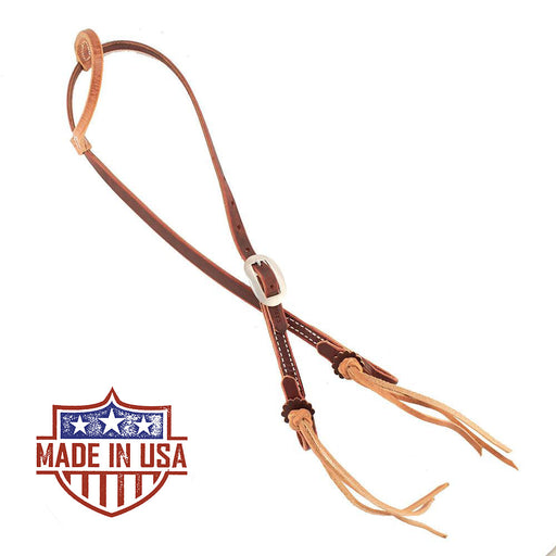 Patrick Smith Two Tone One Ear Headstall Tack - Headstalls Patrick Smith Dark/Light  