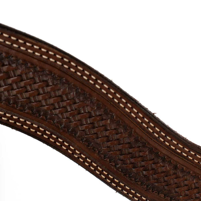 Patrick Smith 2-1/2" Breast Collar Tack - Breast Collars Patrick Smith Chocolate/Basket  