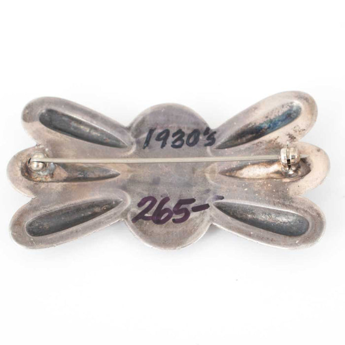 Vintage Sterling Silver Turquoise Pin WOMEN - Accessories - Jewelry - Pins & Pendants Peyote Bird Designs   