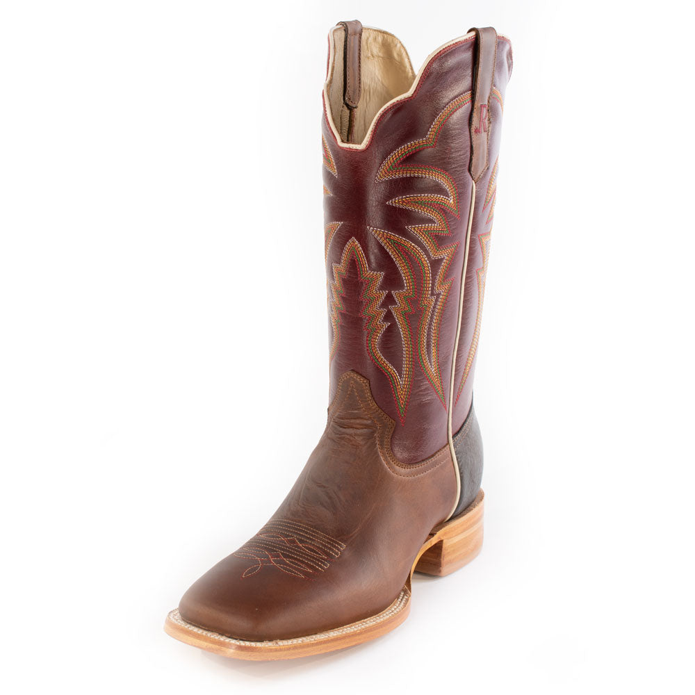 R. Watson Chocolate Calfhide Boot MEN - Footwear - Western Boots R Watson   