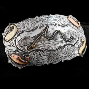 Comstock Heritage Rainbow Trout Buckle ACCESSORIES - Additional Accessories - Buckles Comstock Heritage   