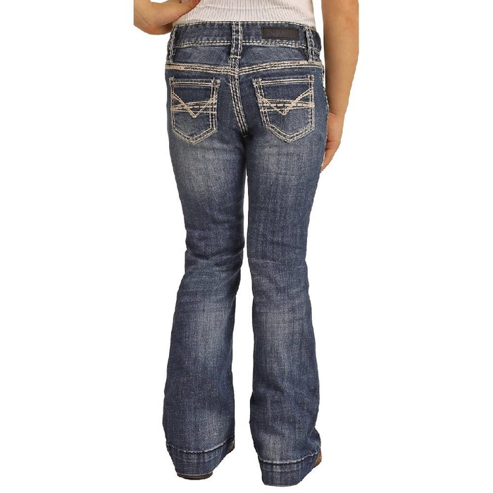 Rock & Roll Girls Dark Vintage Trouser Jeans KIDS - Girls - Clothing - Jeans Panhandle