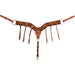 Martin Saddlery 2-3/4" Skirting with Rosettes and Strings Breast Collar Tack - Breast Collars Martin Saddlery   