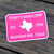 Teskey's 1998 Saddle Shop Sticker Pink/White TESKEY'S GEAR - Stickers Sticker Mule   