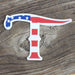 Teskey's Small American T Logo Vinyl Die-Cut Sticker TESKEY'S GEAR - Stickers Teskey's