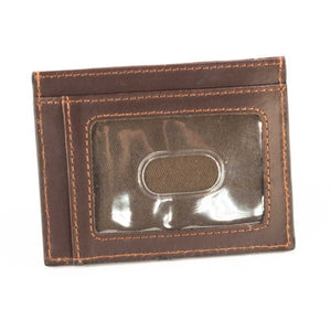 STS Ranchwear Chocolate Canvas Card Wallet MEN - Accessories - Wallets & Money Clips STS Ranchwear   