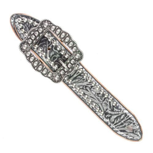 Teskey's Black Western Print Spur Straps Belt Style Tack - Spur Straps Teskey's