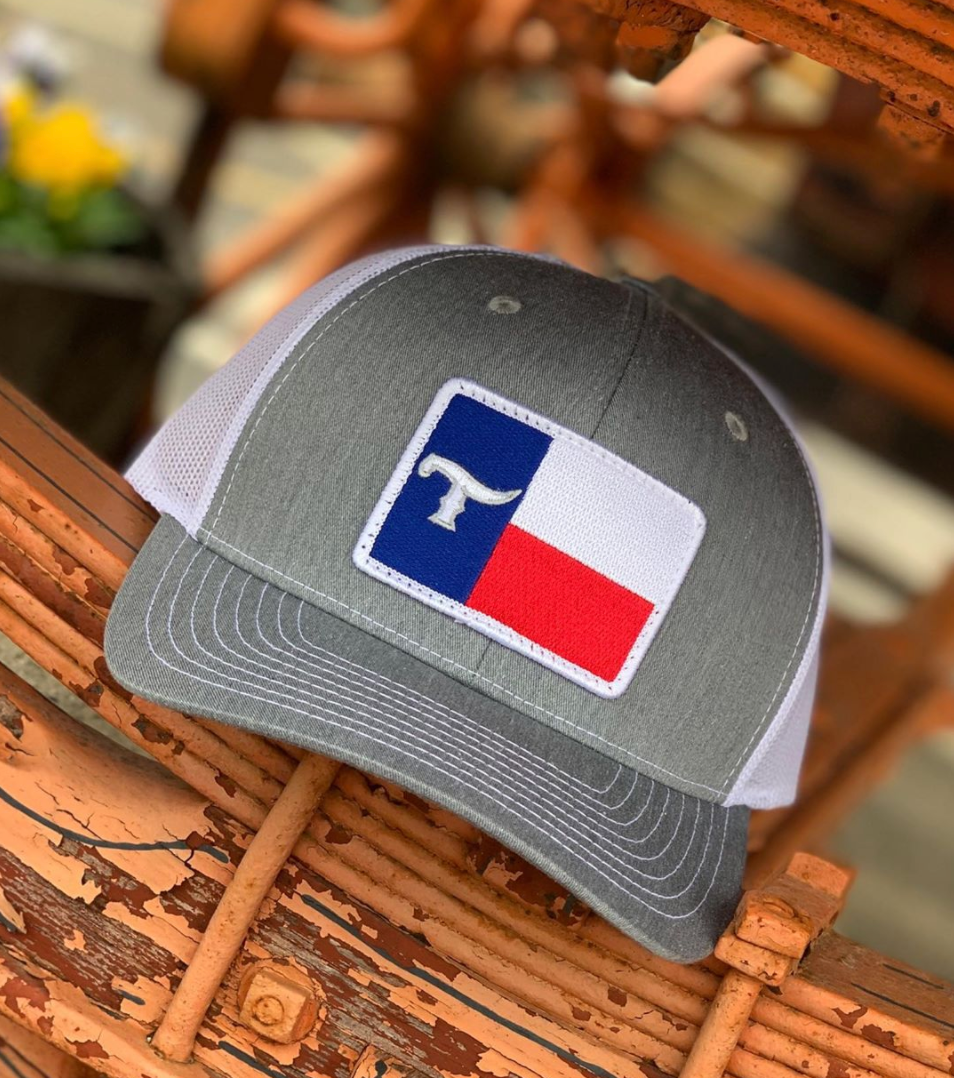 Teskey's Texas T Flag Cap Red/White/Blue - Teskeys