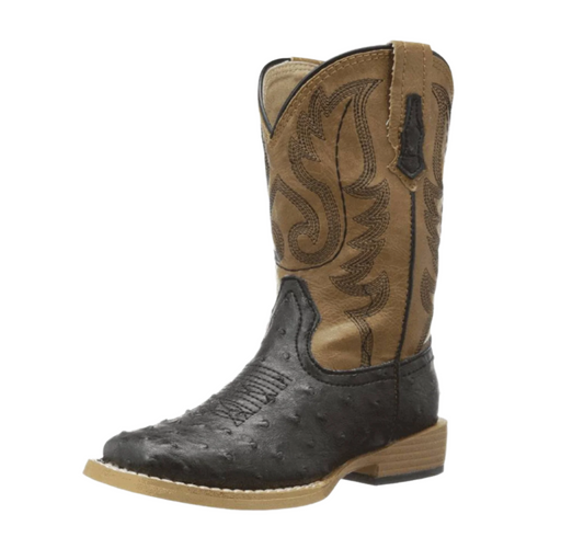 Roper Kid's Faux Ostrich Boot KIDS - Footwear - Boots Roper Apparel & Footwear   
