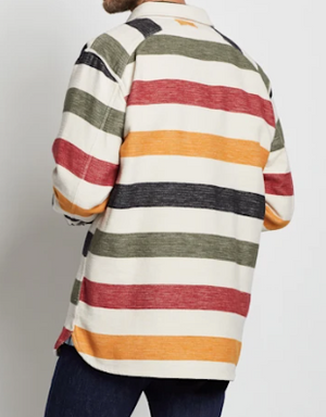 Pendleton Driftwood Glacier Stripe Shirt MEN - Clothing - Shirts - Long Sleeve Shirts PENDLETON   