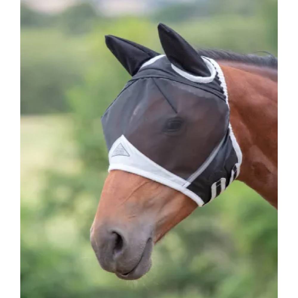 Shires Fine Mesh Fly Mask with Ears Equine - Fly & Insect Control Shires   