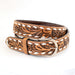Teskey's Hand Tooled Buckstitch Belt Size 42 MEN - Accessories - Belts & Suspenders Teskey's Belts   