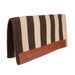 Casa Zia Saddle Blanket Tack - Saddle Pads Teskey's Brown/Tan Stripes  