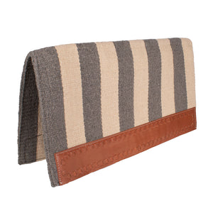 Casa Zia Saddle Blanket Tack - Saddle Pads - Blankets Teskey's Grey/Tan Stripes  