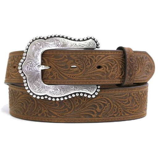 Tony Lama Tooled Layla Belt WOMEN - Accessories - Belts Leegin Creative Leather/Brighton   