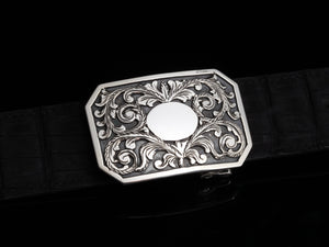 Comstock Heritage Trace Shield Filigree Buckle ACCESSORIES - Additional Accessories - Buckles Comstock Heritage   