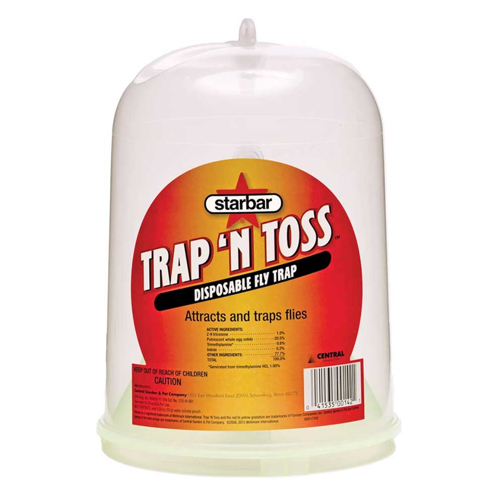 Trap-N-Toss Disposable Fly Trap Barn - Pest Control Starbar   