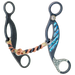 Cowboy Tack Turquoise Snaffle Copper Twist Gag Bit Tack - Bits Partrade   