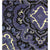 Purple & Black Paisley Silk Wild Rag ACCESSORIES - Additional Accessories - Wild Rags & Scarves Wyoming Traders   
