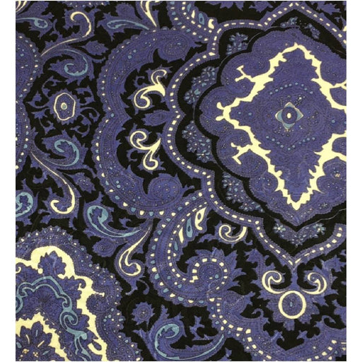 Purple & Black Paisley Silk Wild Rag ACCESSORIES - Additional Accessories - Wild Rags & Scarves Wyoming Traders   