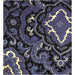 Purple & Black Paisley Silk Wild Rag ACCESSORIES - Additional Accessories - Wild Rags & Scarves Wyoming Traders   