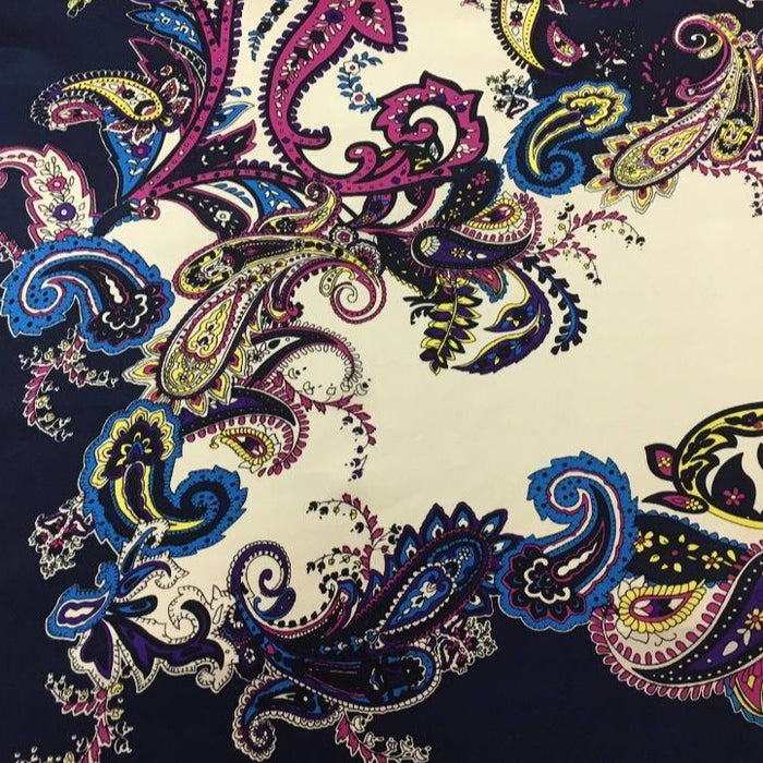 Charmeuse Silk Wild Rag - #15 Frenzy ACCESSORIES - Additional Accessories - Wild Rags & Scarves Wyoming Traders   