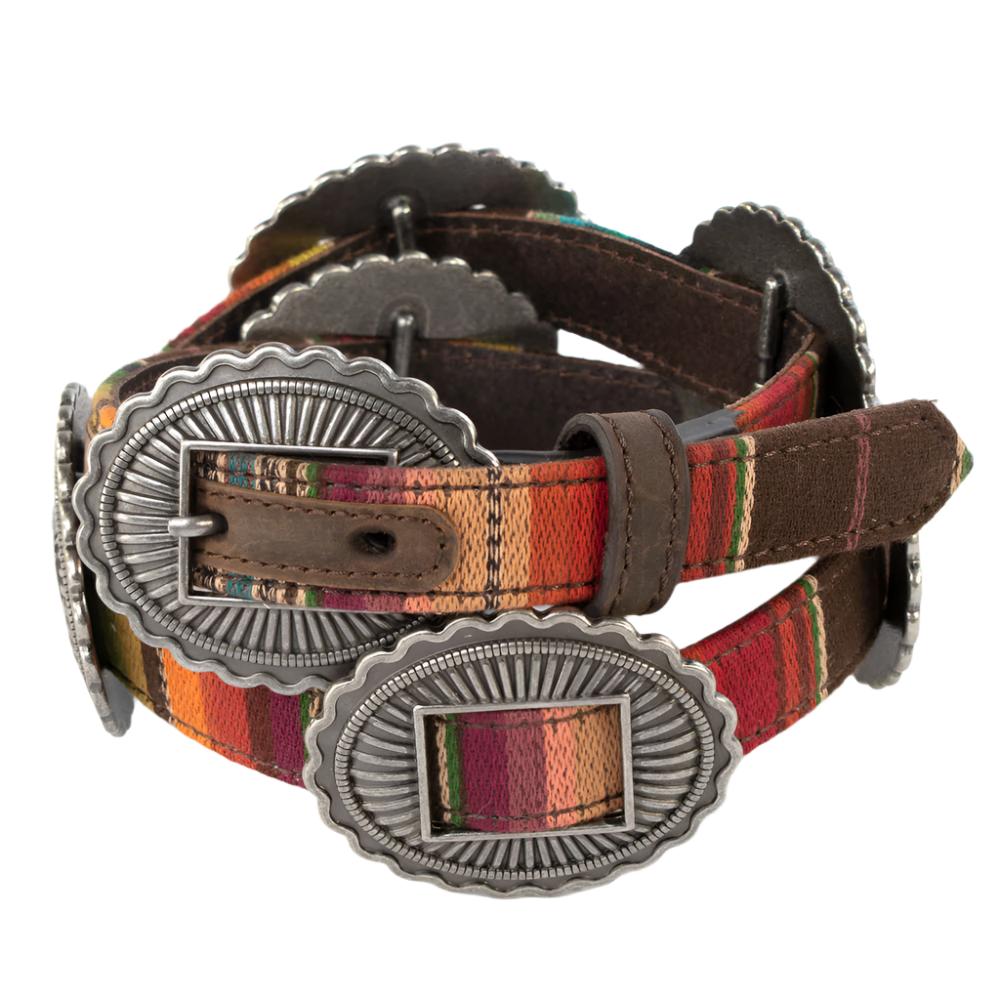 Ariat Youth Serape Oval Concho Belt - FINAL SALE — Teskeys display picture 3