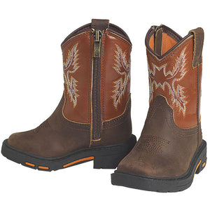 Ariat Kids Chandler Brown Lil' Stompers Boot KIDS - Boys - Footwear - Boots M&F Western Products   