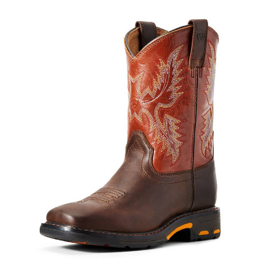Boys work boots size 4 discount