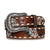 Nocona Floral Turquoise Inlay Belt WOMEN - Accessories - Belts M&F Western Products   