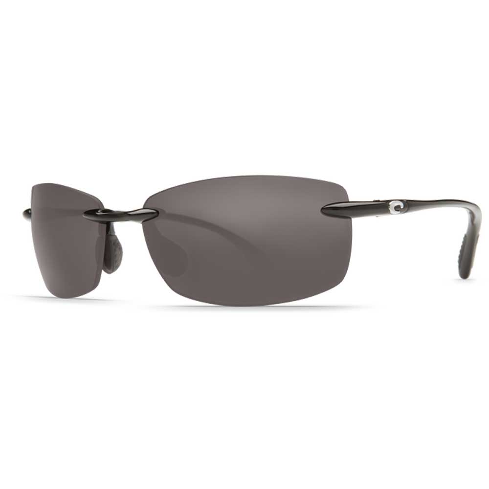 Costa Ballast Shiny Black Polarized Sunglasses ACCESSORIES - Additional Accessories - Sunglasses Costa Del Mar   