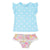 Baby Seashell Ruffle Swimsuit Set- FINAL SALE KIDS - Baby - Baby Girl Clothing Feather 4 Arrow   