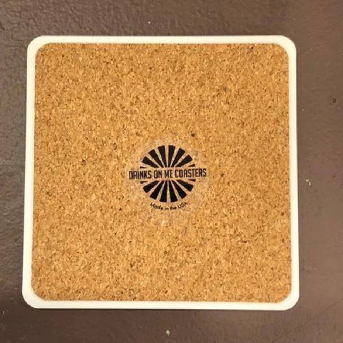 We Treat You Like Family Coaster HOME & GIFTS - Gifts Drinks On Me   