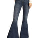 *Rock & Roll Denim Women's Button Bells High Rise Flare Jeans - FINAL SALE WOMEN - Clothing - Jeans Panhandle