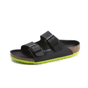 Birkenstock Kids Arizona Desert Soil Black Lime - FINAL SALE KIDS - Footwear - Casual Shoes Birkenstock   