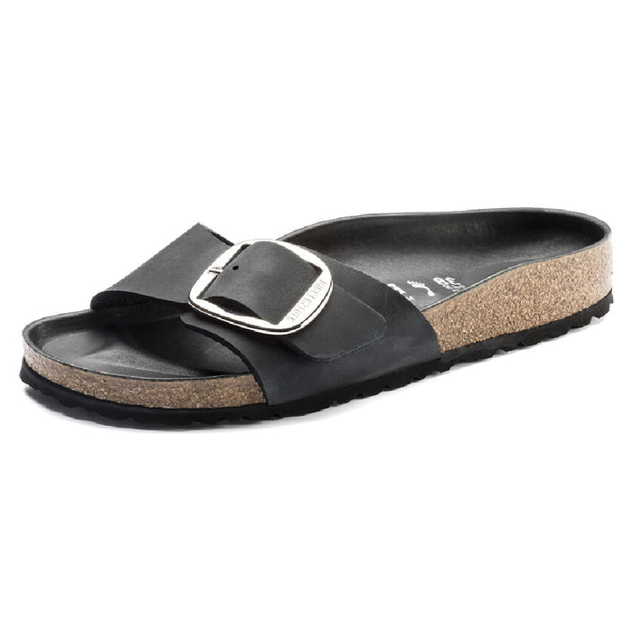 Birkenstock Madrid Big Buckle - Black WOMEN - Footwear - Sandals Birkenstock   