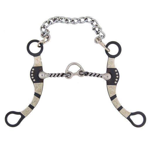 3-Piece Twisted Wire Floating Cricket Port Bit Tack - Bits Formay   
